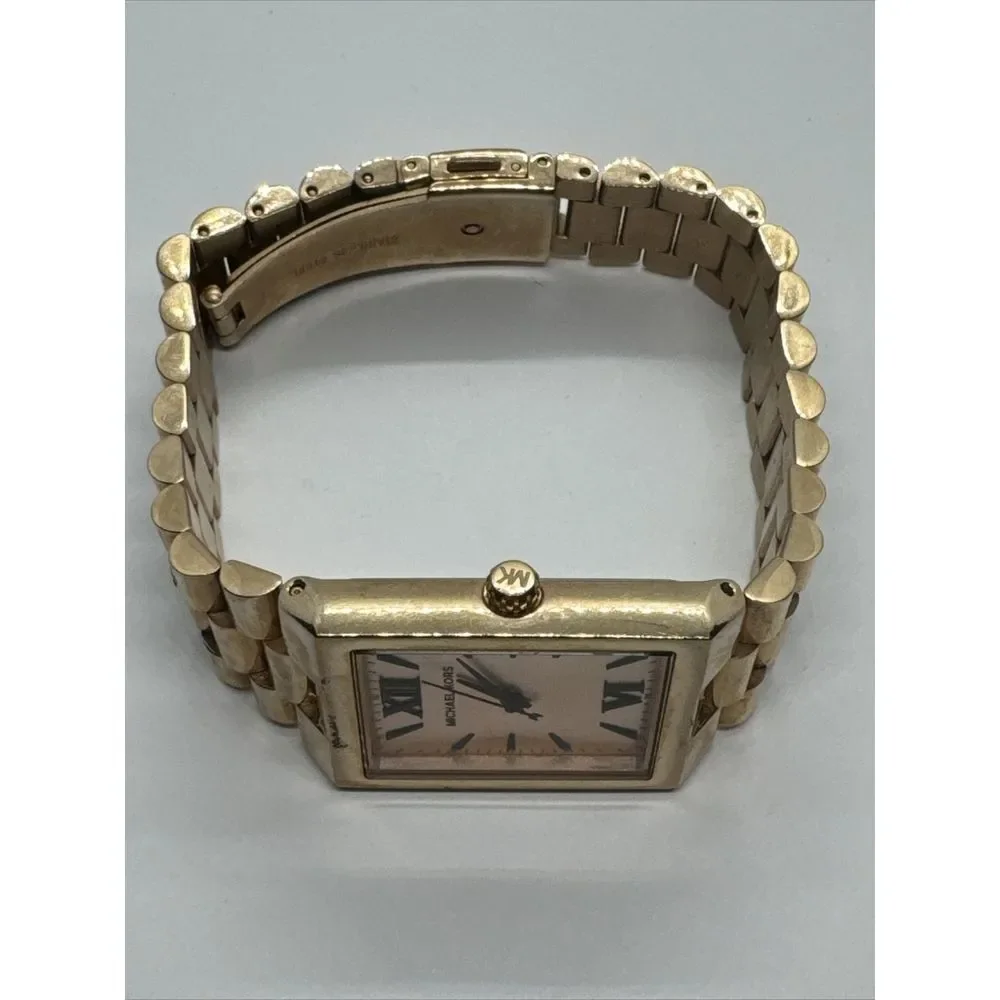 Michael Kors Nash MK3287 Women's Rose Gold-Tone Analog Dial Quartz Watch JNA822